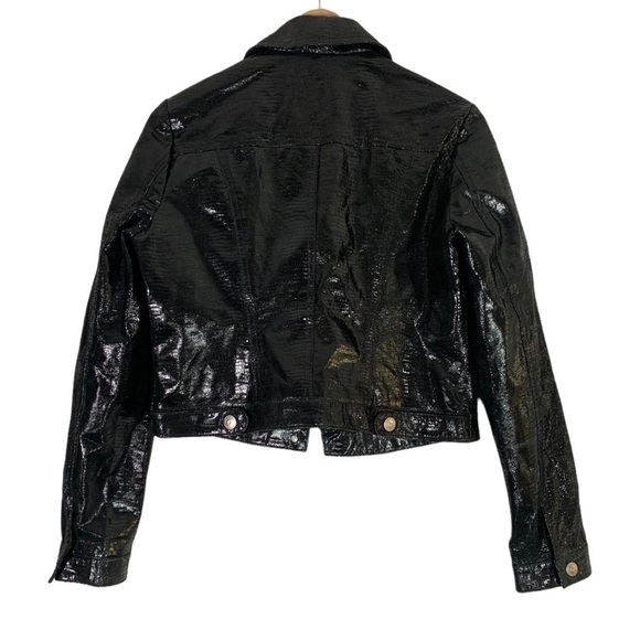 BEBE Leather Jacket Size Medium - Picture 2 of 10